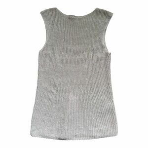 Banana Republic 100% Linen Sleeveless Knit Top Minimalist